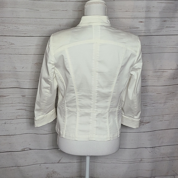 White House Black Market Jackets & Coats Whbm 34 Sleeve White